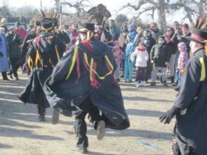 wassail dancing winter apple trees Terhune Orchards farm