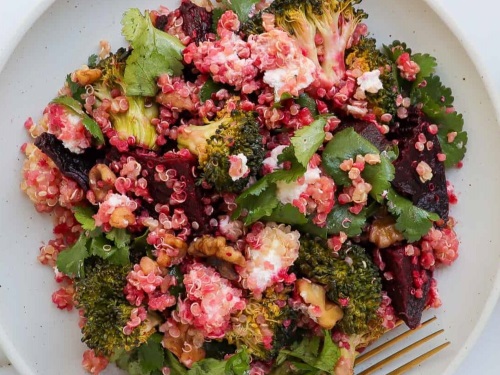 roasted beets broccoli