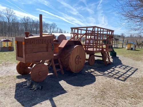 playground john deere tractor